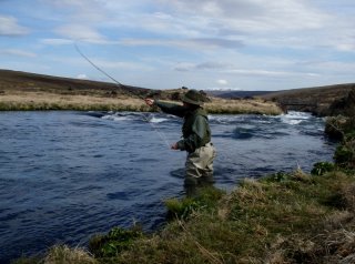  Fly fishing-trout-Iceland